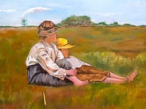 Reproduction oil painting courses of a Homer masterpiece Two Boys in a Pasture