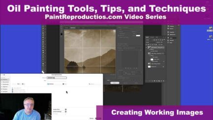 Saving and Editing Working Images for Reproductions and Originals.