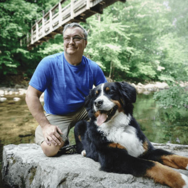 George Werbacher with Breeze