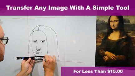 how to use a proportional divider to transfer images