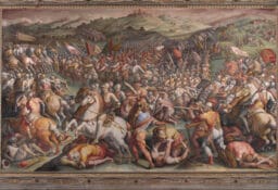 Battle of Marciano in Val di Chiana covering original Battle of Angihiari